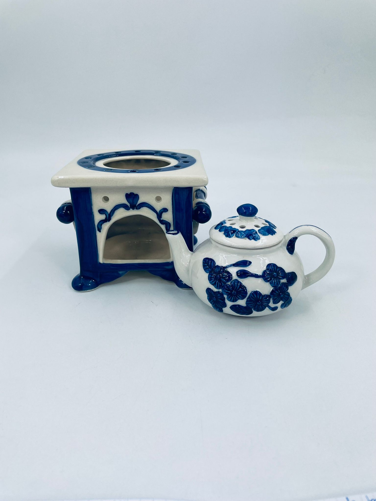 Dzbanuszek z podgrzewaczem Vintage - obrazek 6