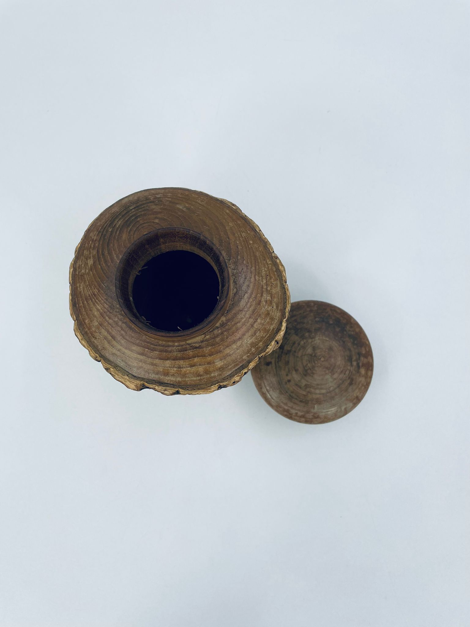 Puszka drewniana z korą Azjatycką. - Image 5