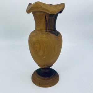Vintage style polysand wood vase