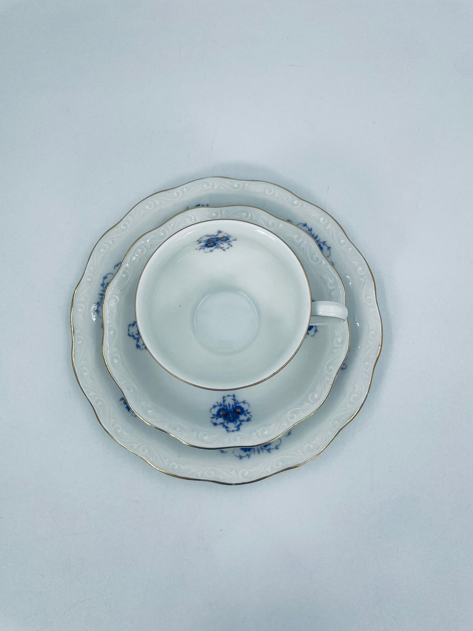 Zestaw śniadaniowy Filiżanka kolekcjonerska manufaktury KPM Rubens - obrazek 3