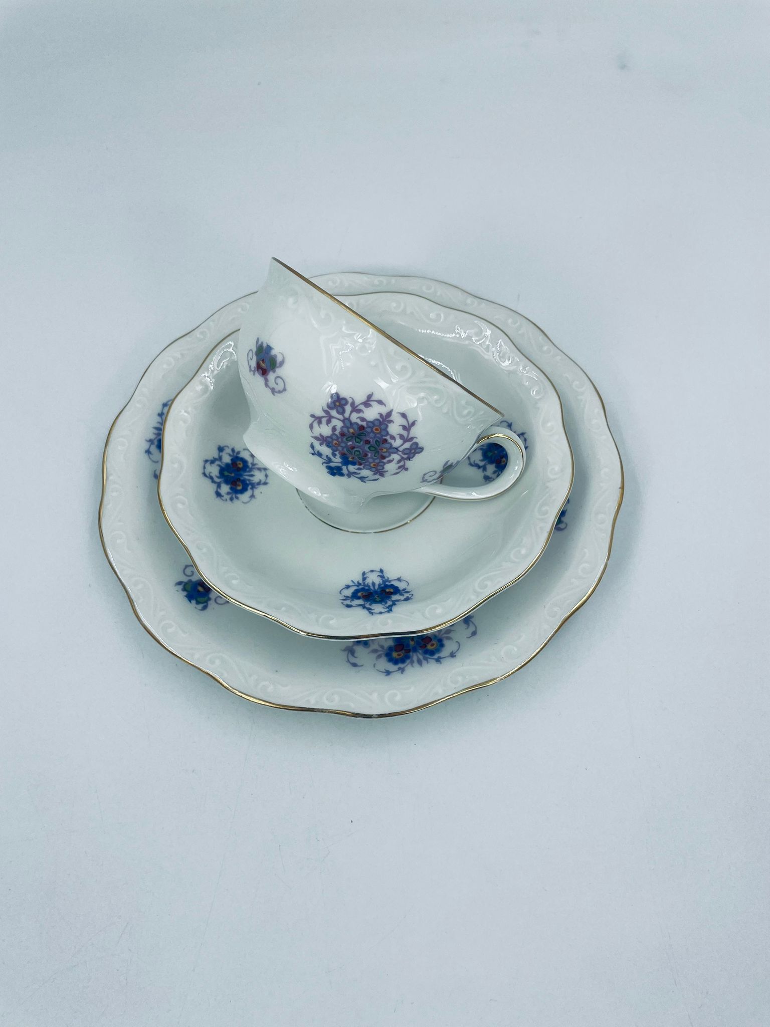 Zestaw śniadaniowy Filiżanka kolekcjonerska manufaktury KPM Rubens - obrazek 4