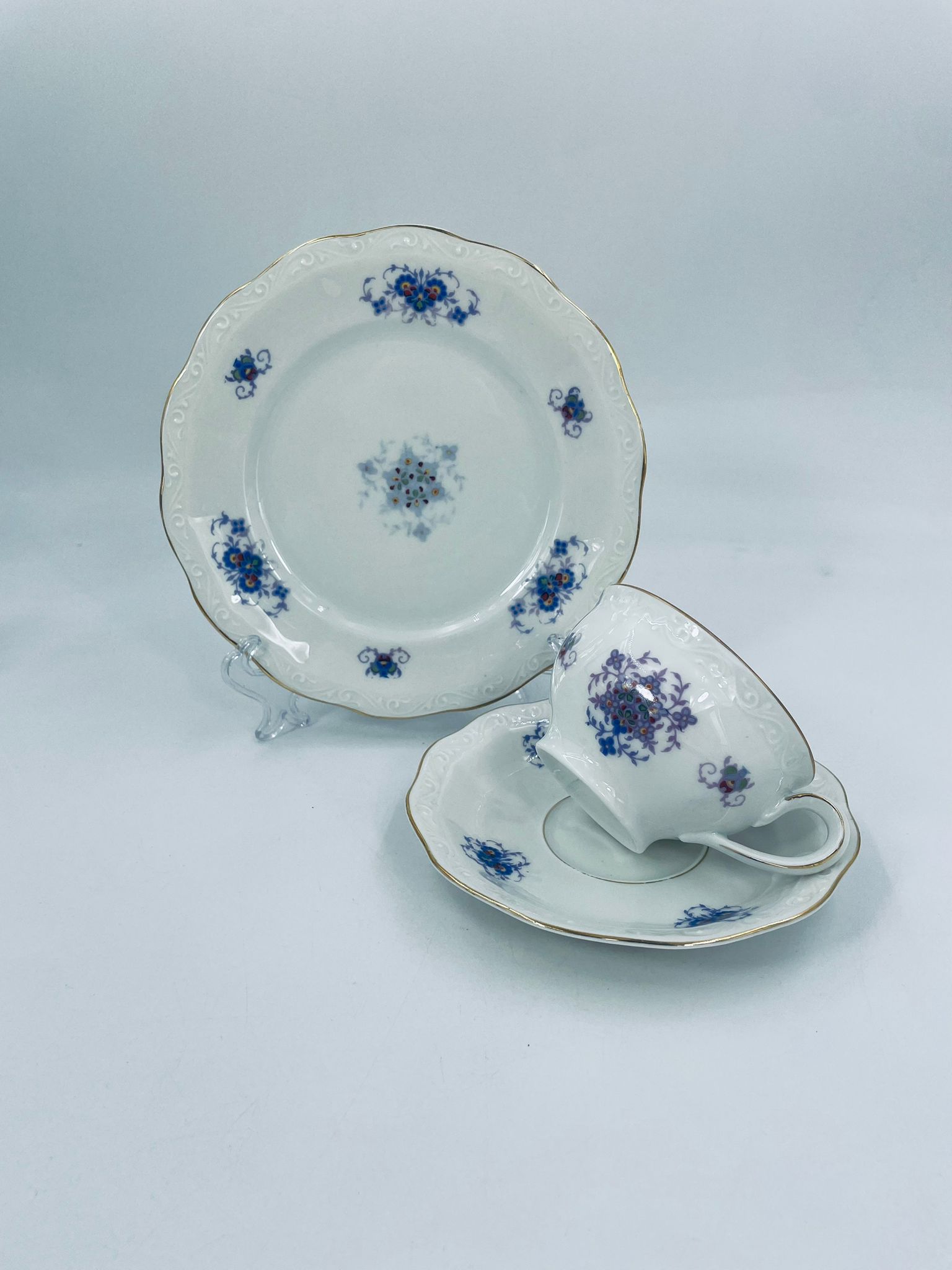 Zestaw śniadaniowy Filiżanka kolekcjonerska manufaktury KPM Rubens - obrazek 7