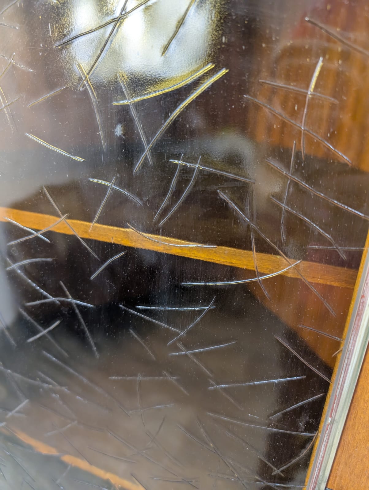 Witryna Narożna Dania z drewna tekowego z lat 70-tych - obrazek 6