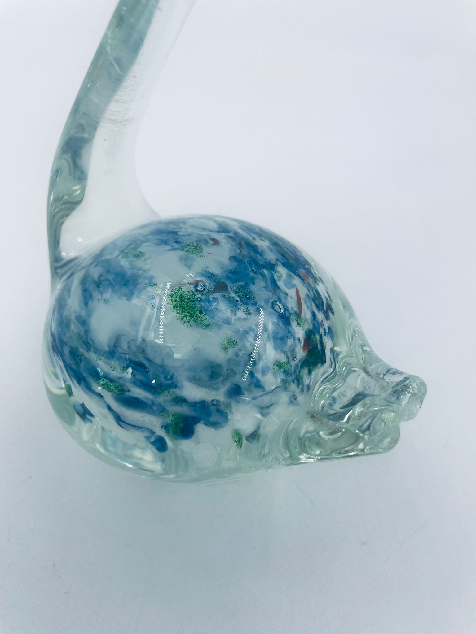 Figurka Łabędź ze szkła artystycznego. - Image 3