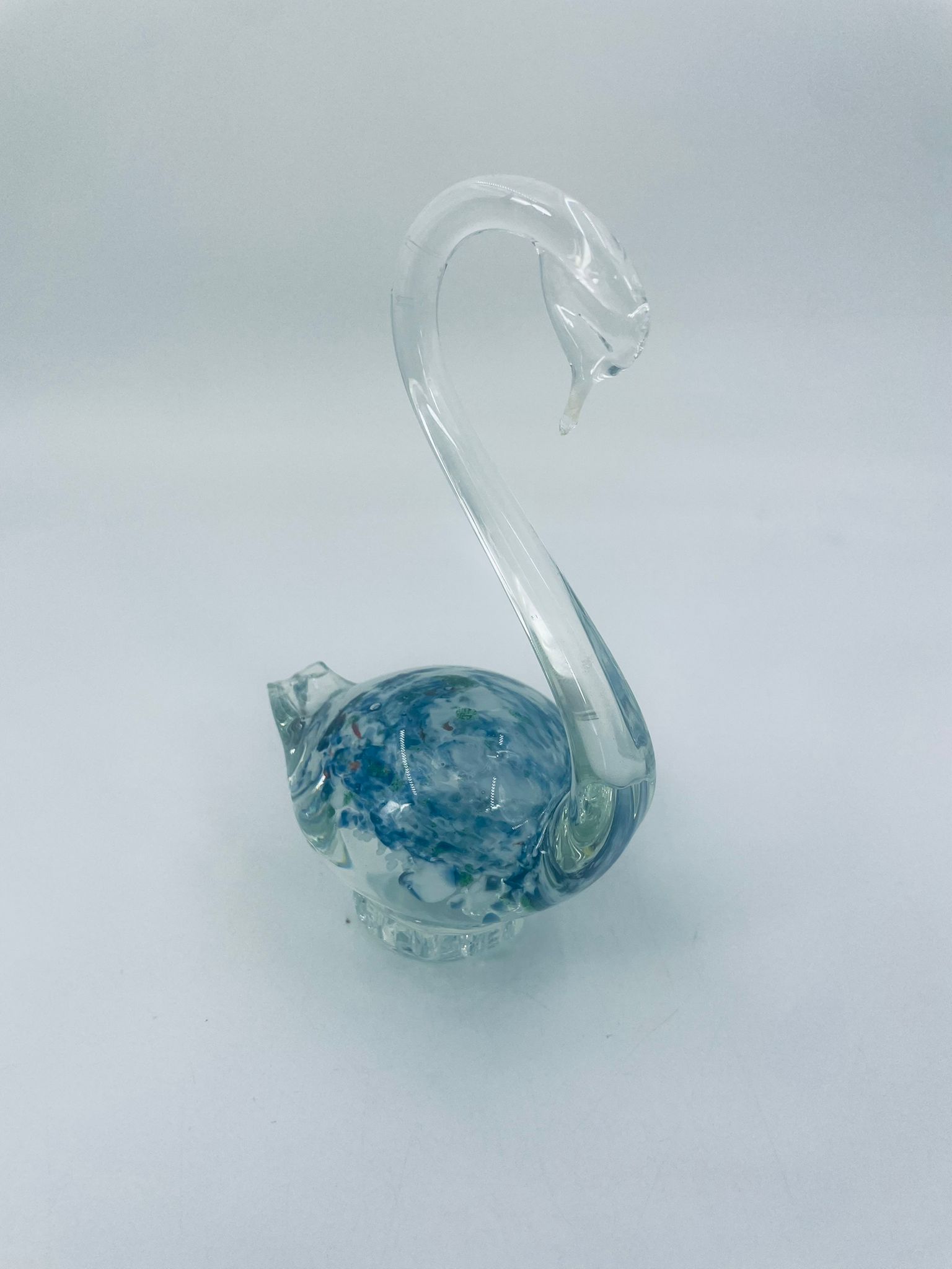 Figurka Łabędź ze szkła artystycznego. - Image 4