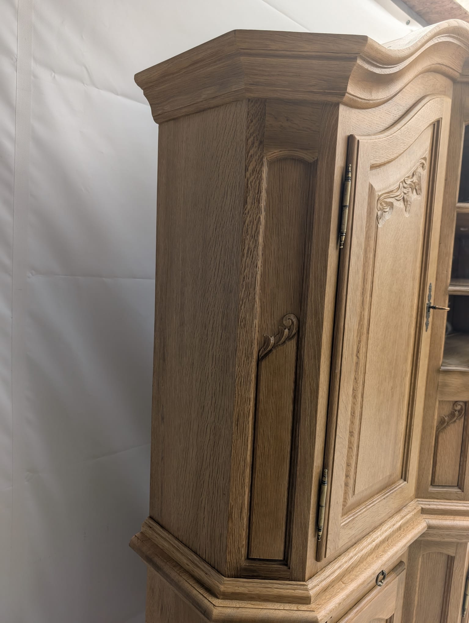 Stylowa witryna, kredens z litego drewna dębowego - Image 24