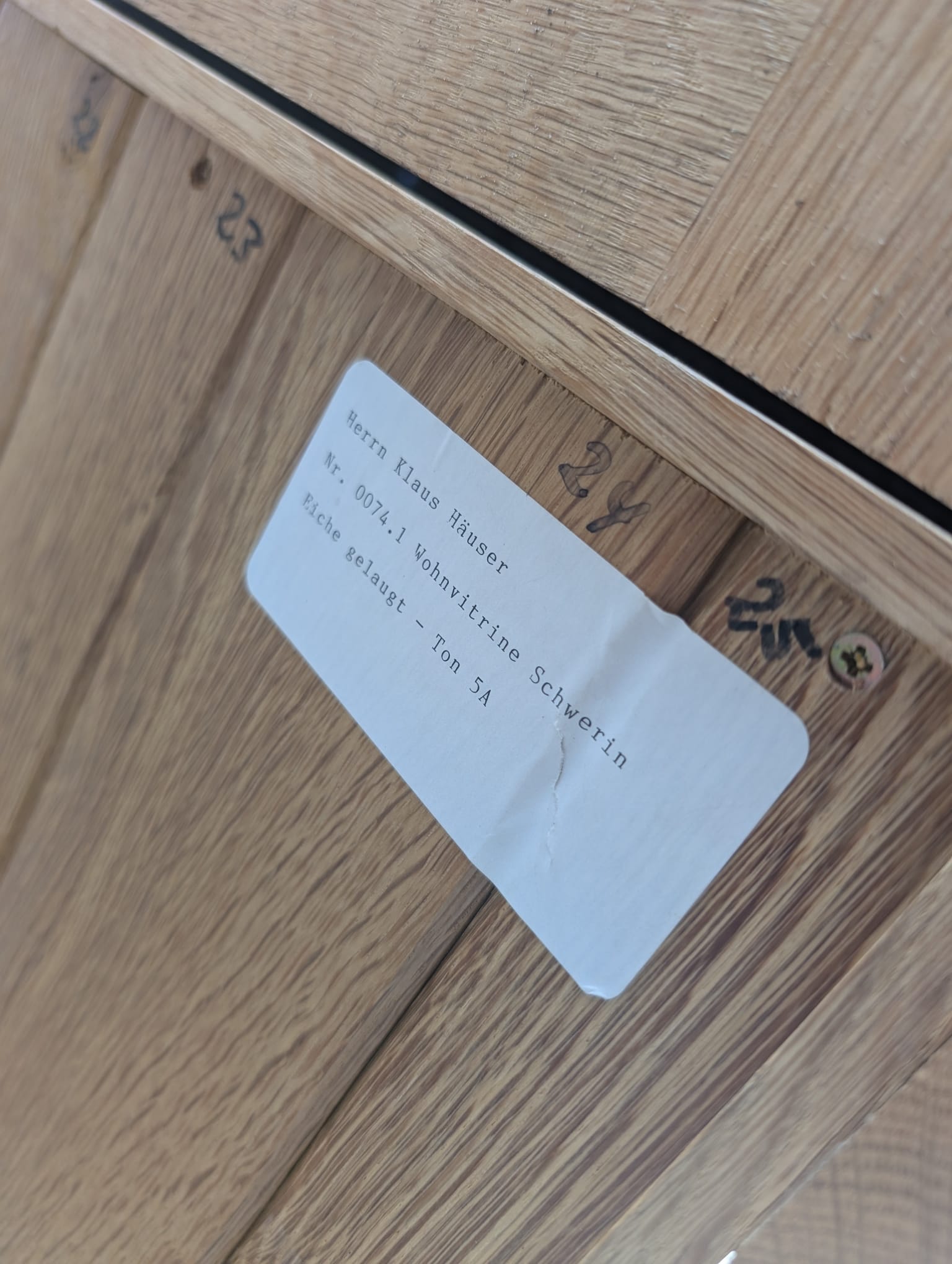 Stylowa witryna, kredens z litego drewna dębowego - Image 28