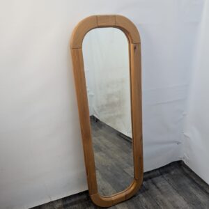 Lustro drewniane z olchy postarzałe