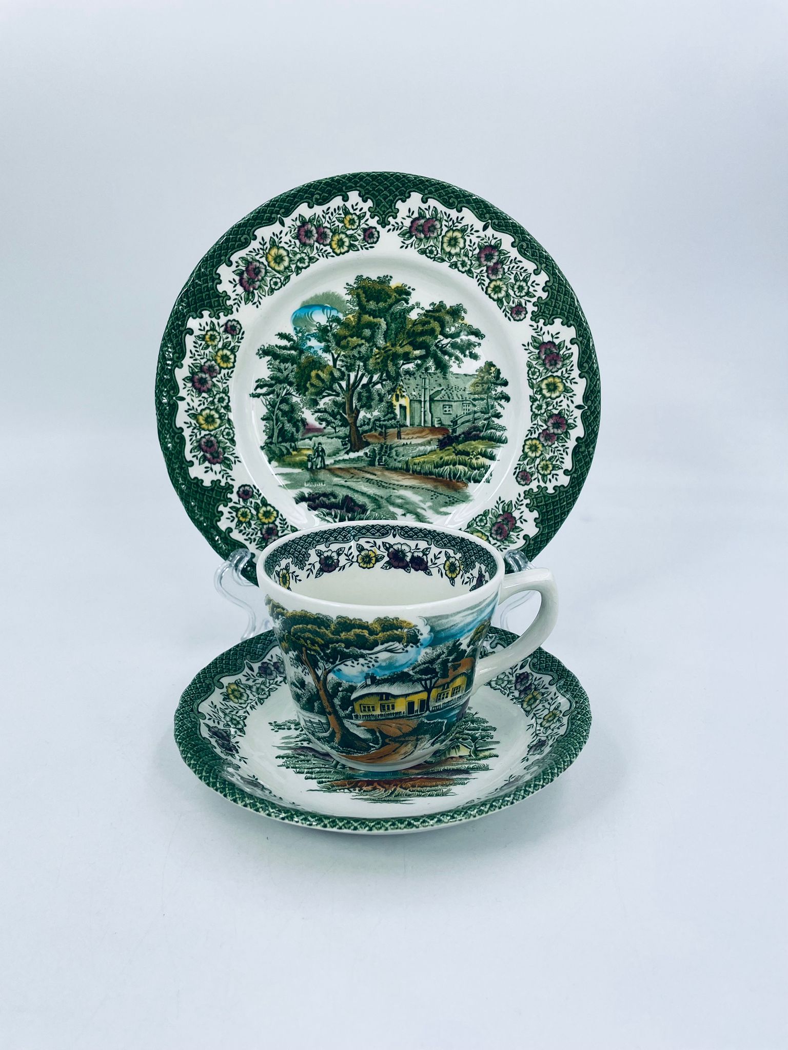 Zestaw śniadaniowy Filiżanka kolekcjonerska Royal Tudor Country Cottage - Image 9