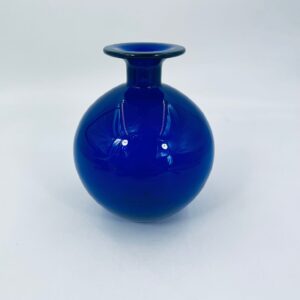 Cobalt glass vase