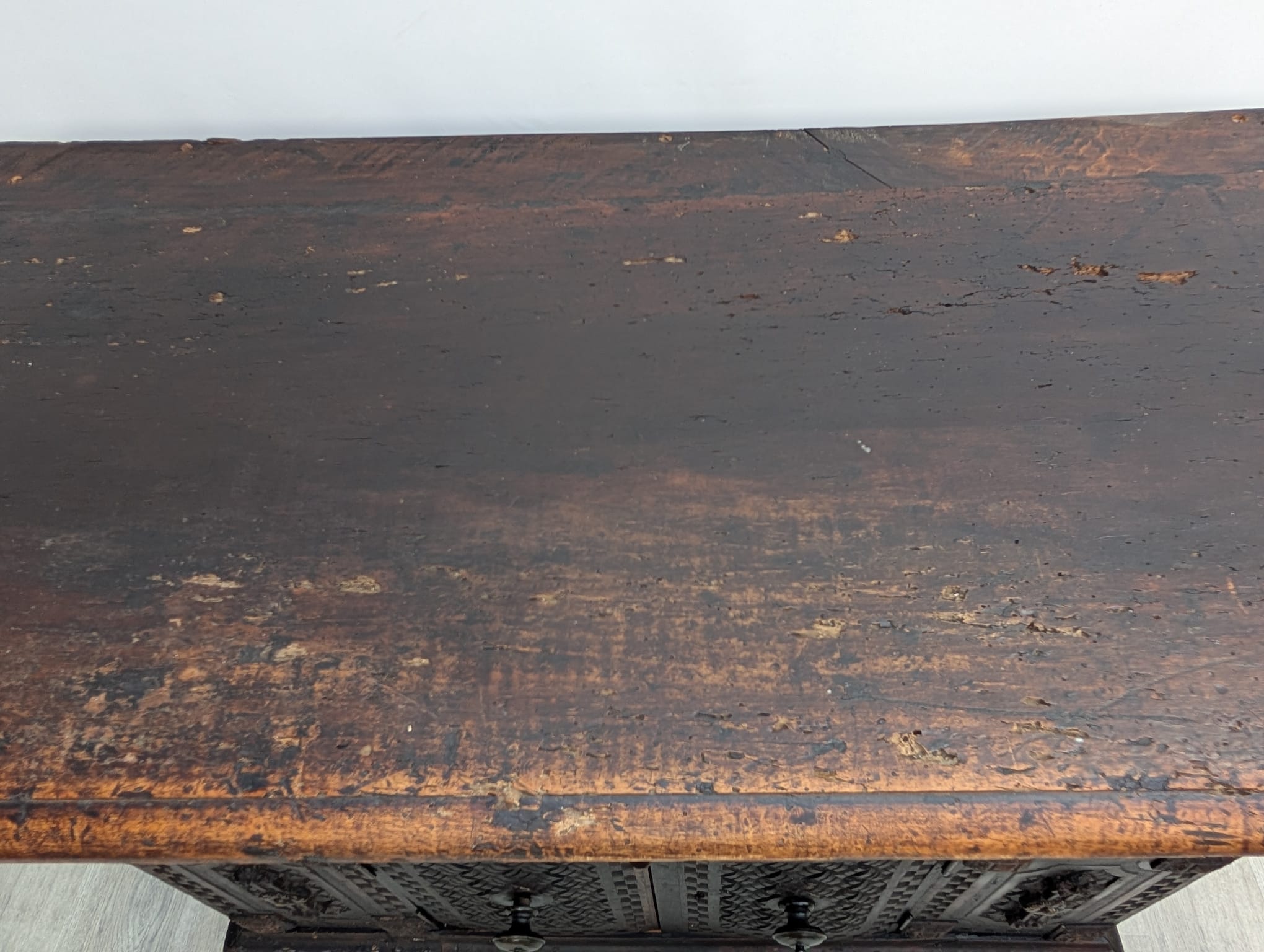 Komoda unikatowa, zabytkowa w stylu renesansowym początek XIX wieku - obrazek 26