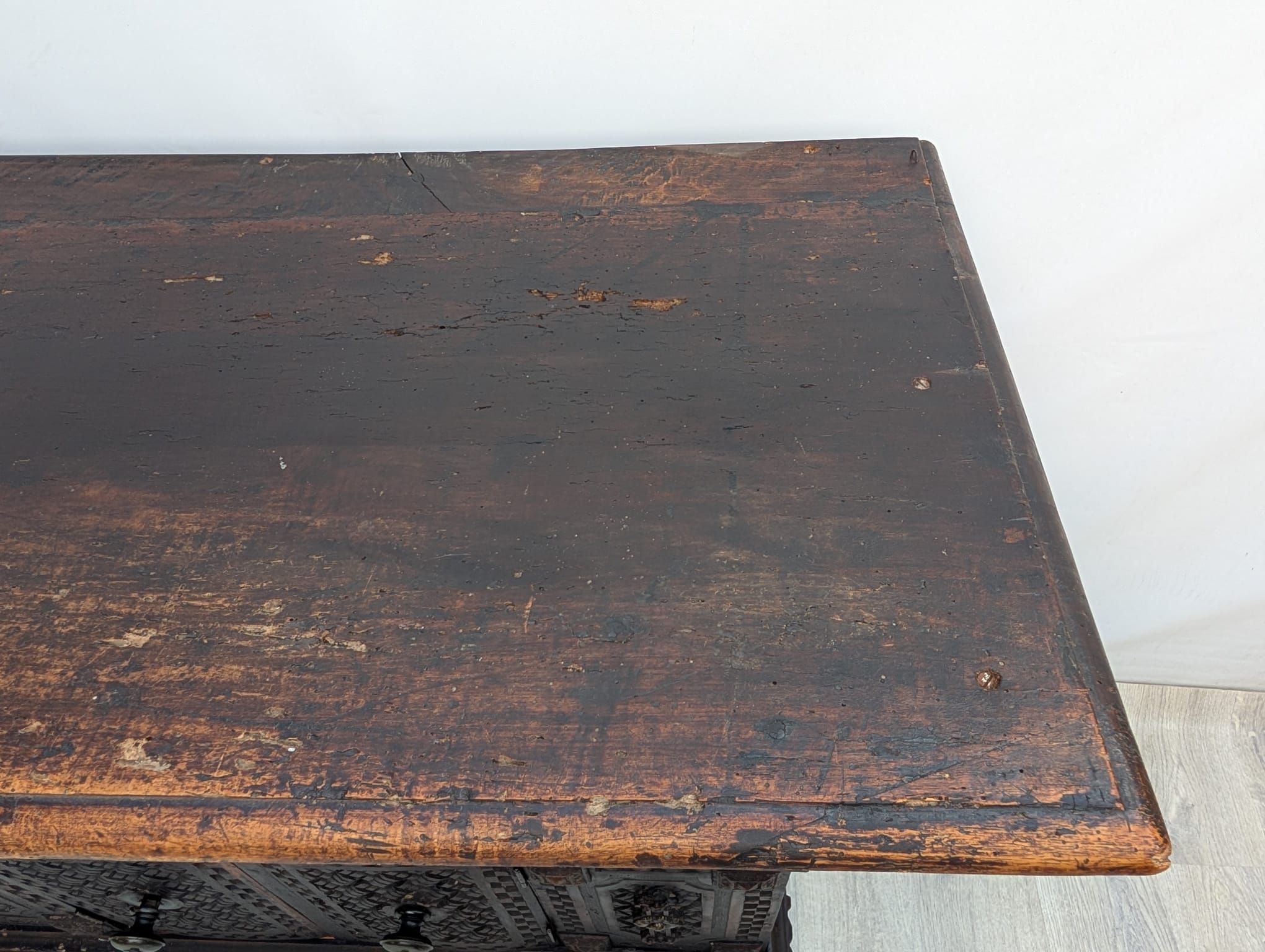 Komoda unikatowa, zabytkowa w stylu renesansowym początek XIX wieku - obrazek 25