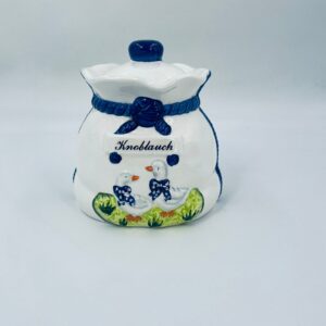 Ceramic container for onions
