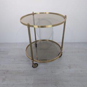 Mobile brass bar on wheels