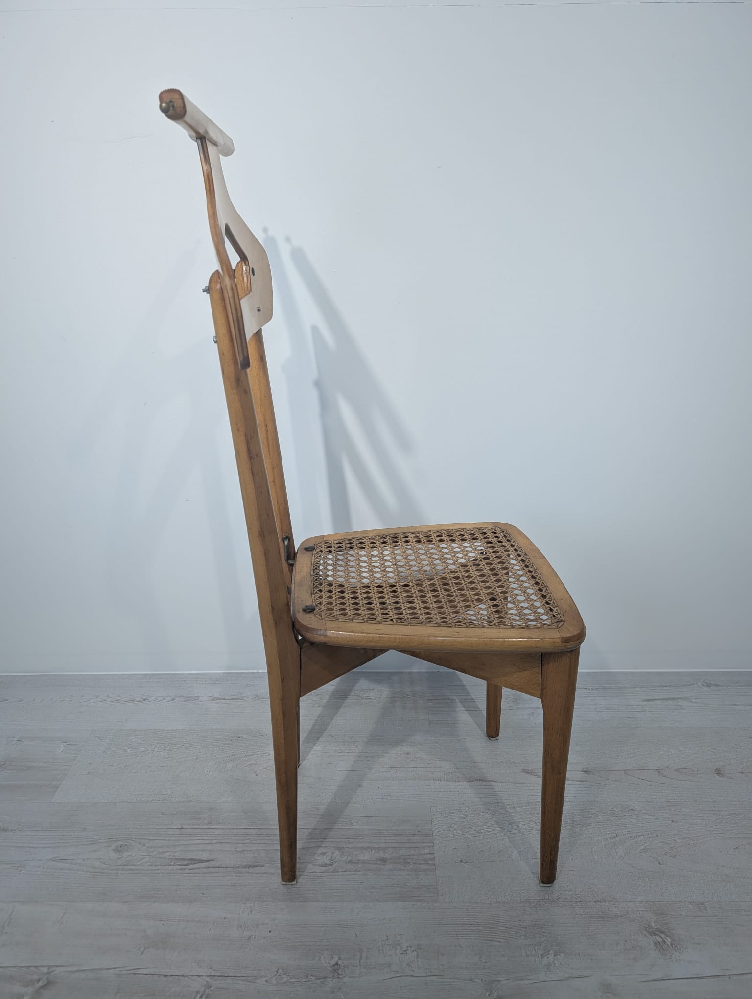 Krzesło, wieszak włoskie proj. Ico Parisiego dla Fratelli Reguitti UNIKAT - obrazek 5