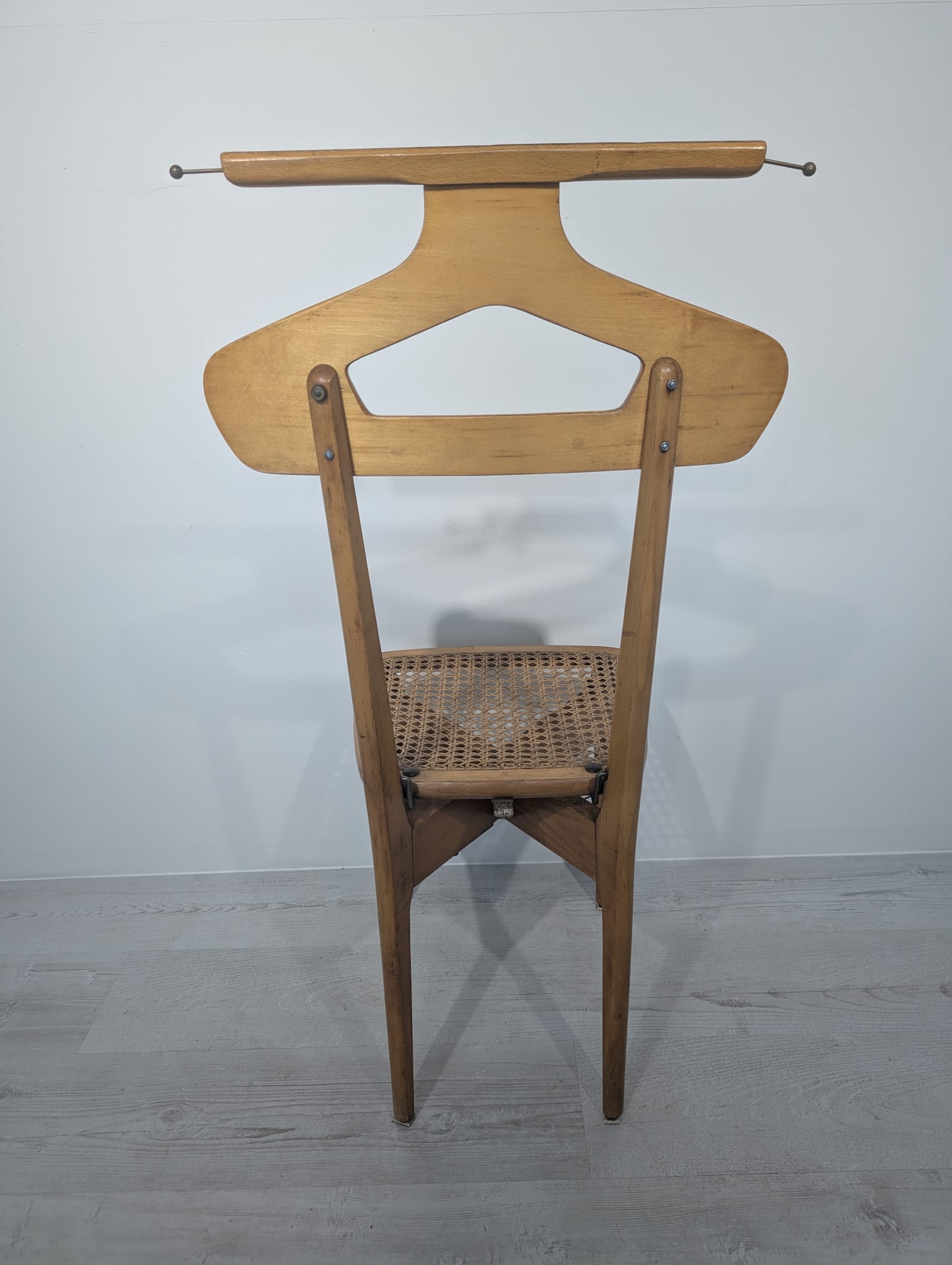 Krzesło, wieszak włoskie proj. Ico Parisiego dla Fratelli Reguitti UNIKAT - obrazek 7