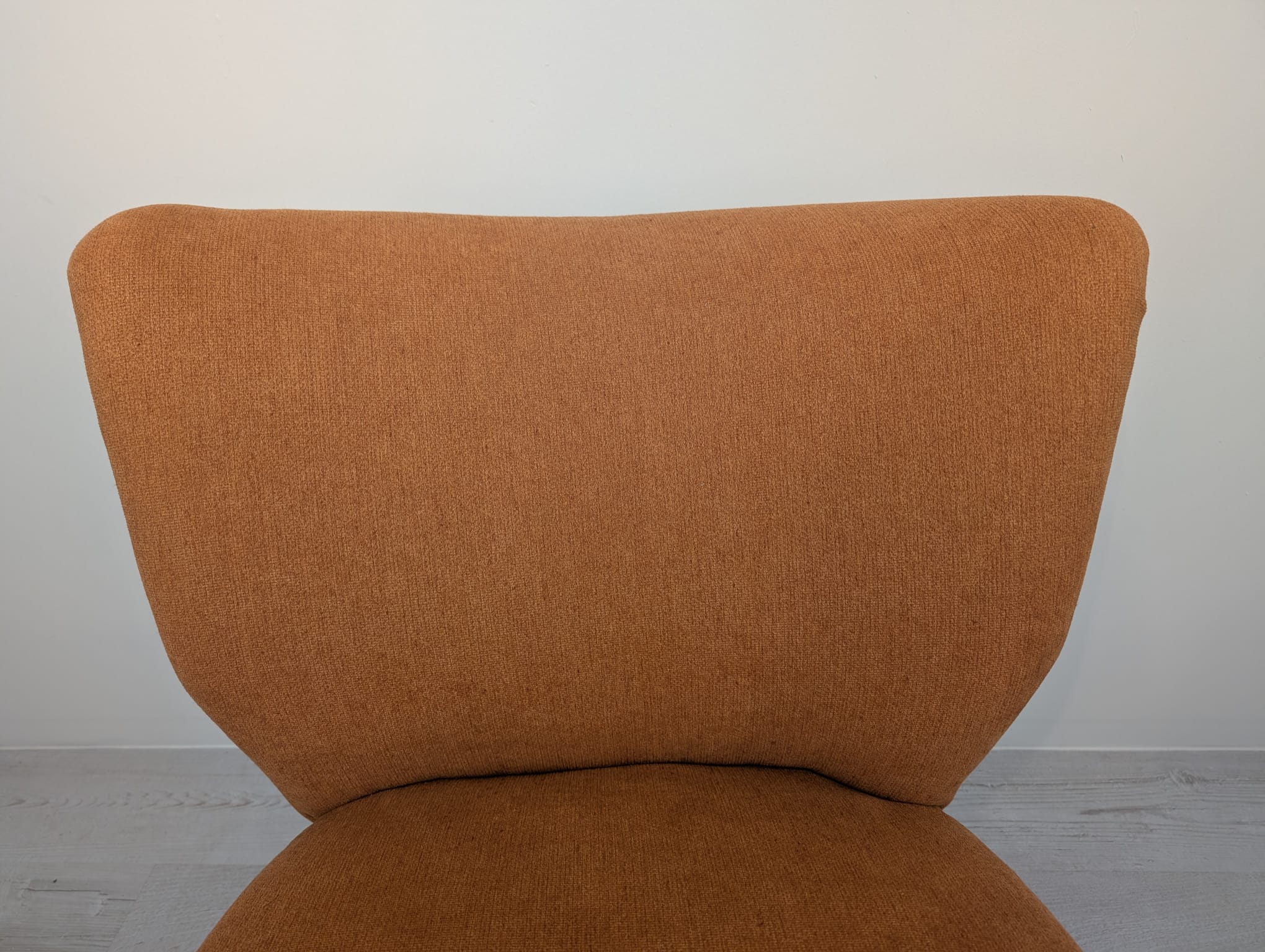 Fotel koktajlowy vintage z czasów PRL-u na sprężynach - Image 4