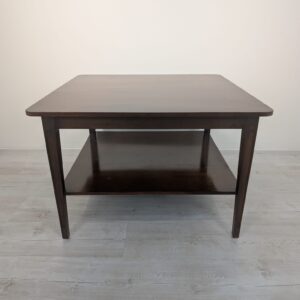 English style coffee table with intarsia from the 1960s