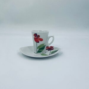 Schloss Amelienburg Markenporzellan breakfast cup set