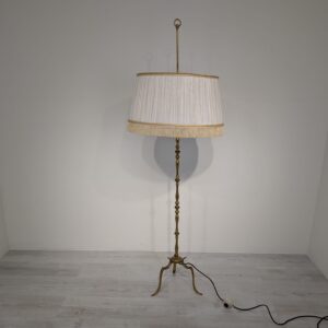 Brass floor lamp from the 1950s/60s