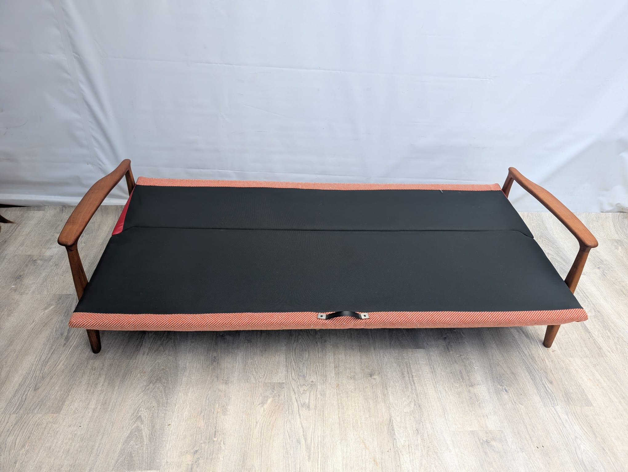 Sofa/ kanapa rozkładana Niemcy Tek 60-te lata proj. Eugen Schmidt - Image 9