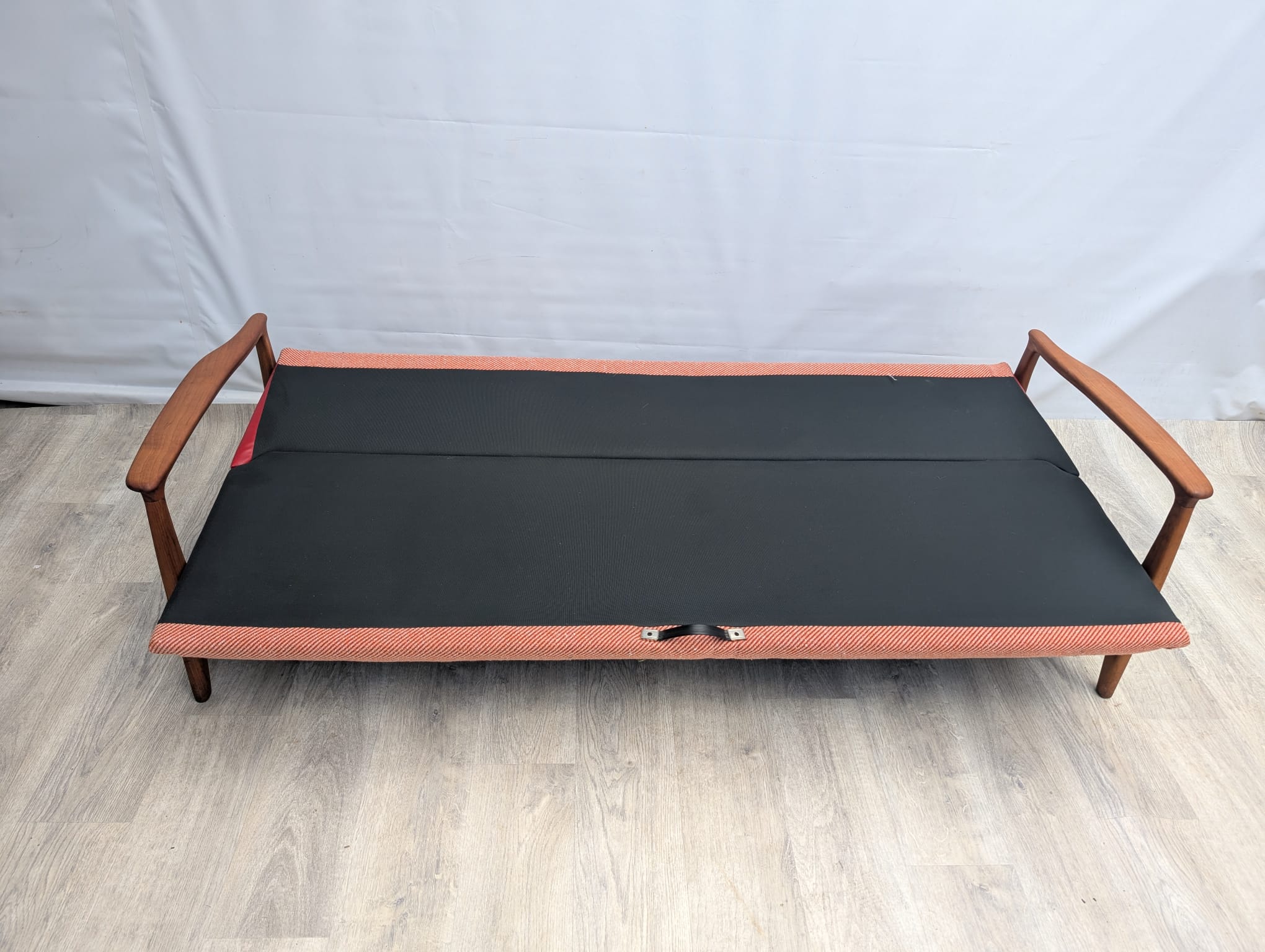 Sofa/ kanapa rozkładana Niemcy Tek 60-te lata proj. Eugen Schmidt - Image 10