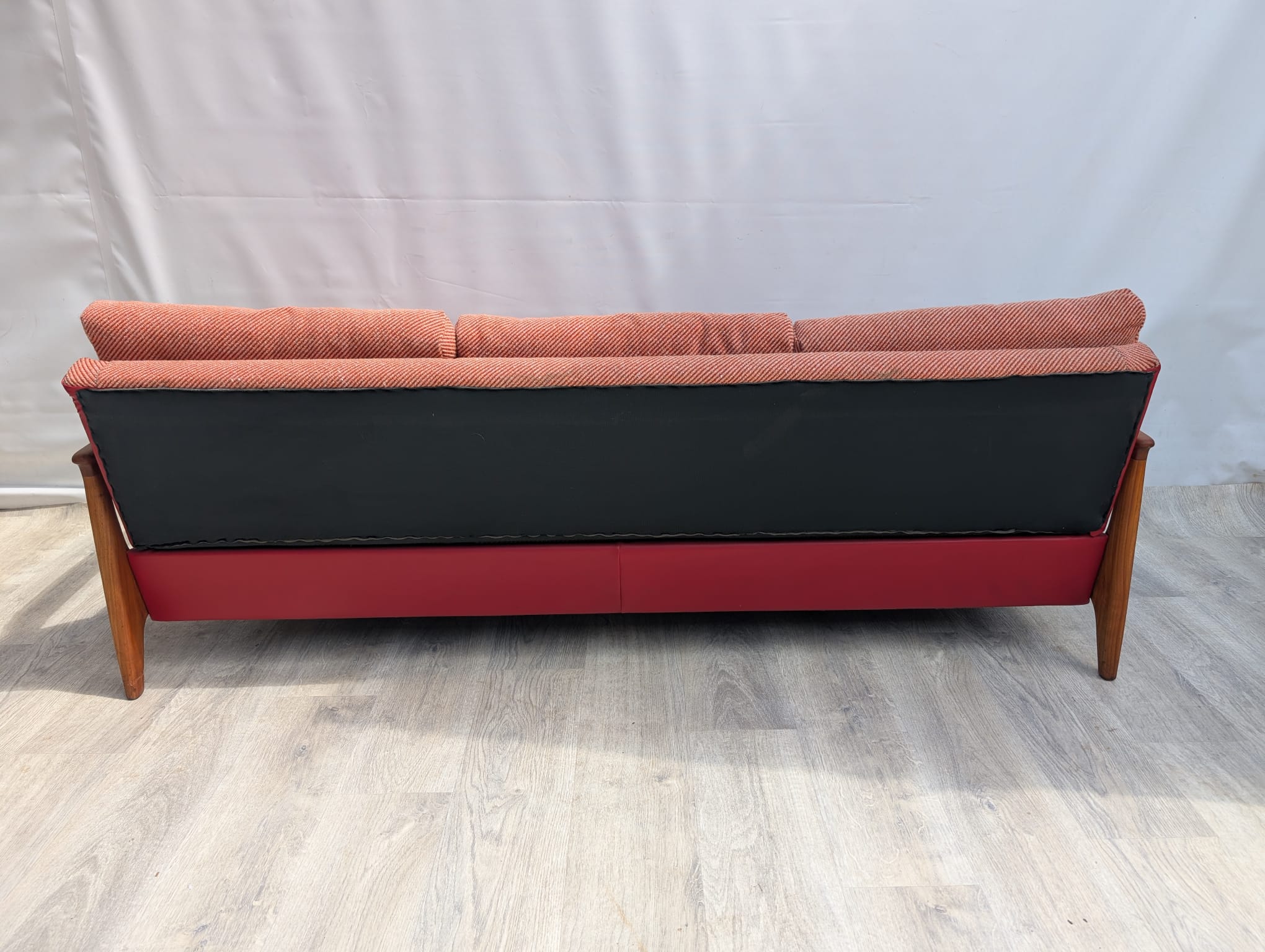 Sofa/ kanapa rozkładana Niemcy Tek 60-te lata proj. Eugen Schmidt - Image 15