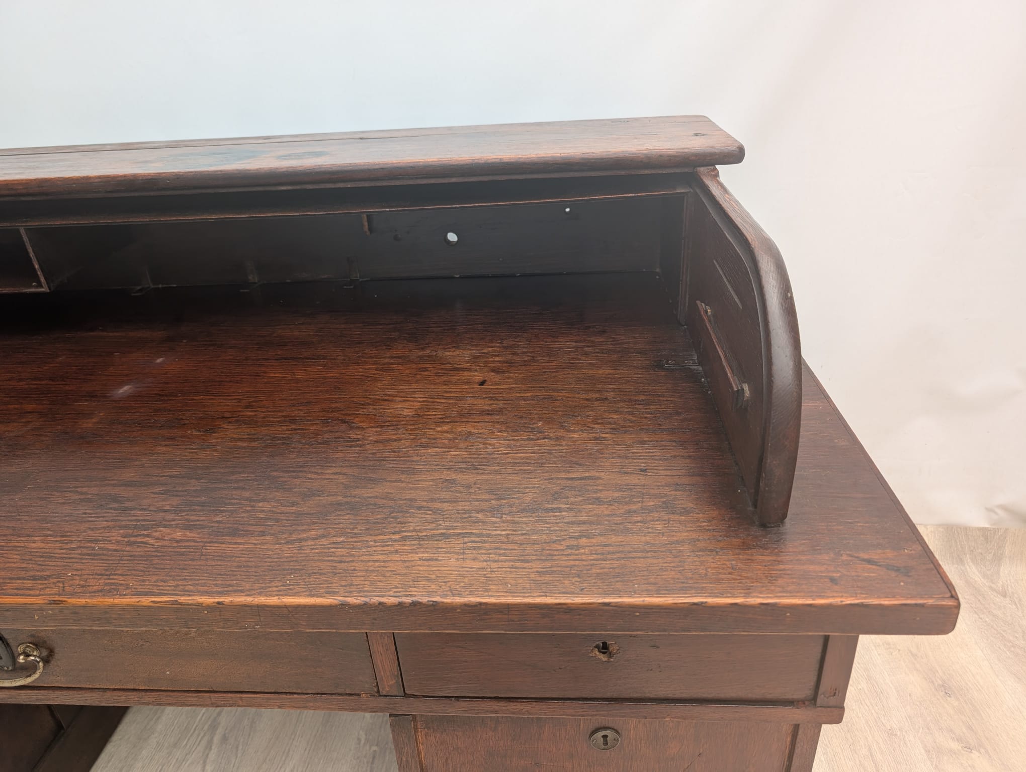 Biurko kolonialne Almi Decor Mandawa- dwustronne - Image 4