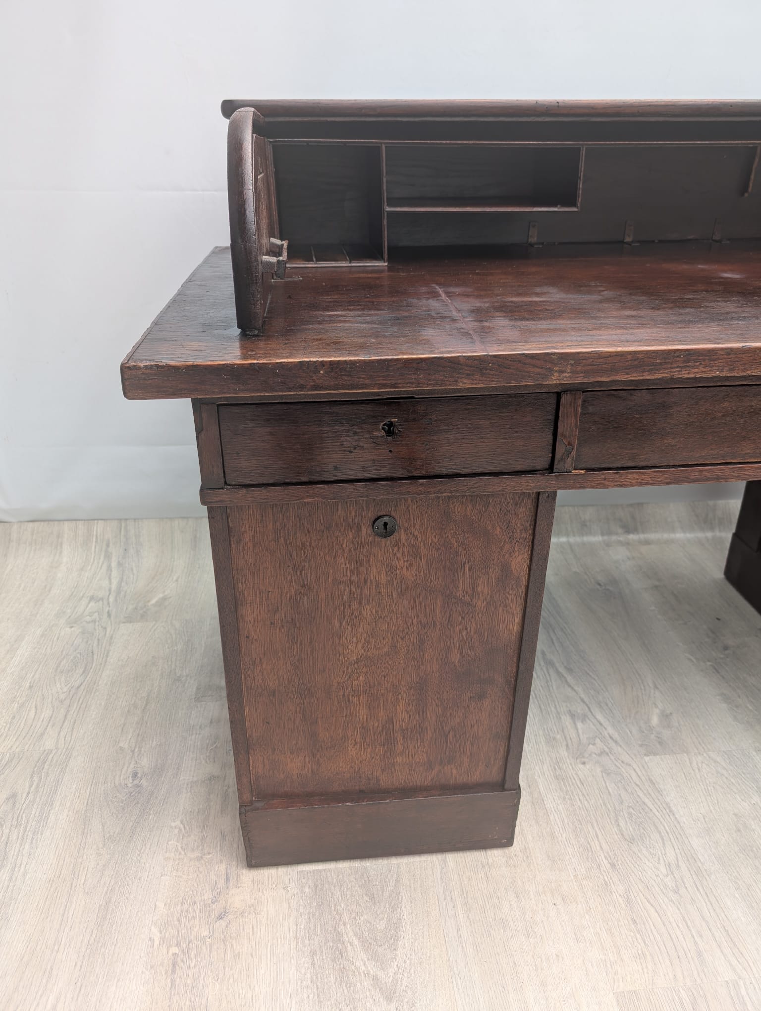 Biurko kolonialne Almi Decor Mandawa- dwustronne - Image 7