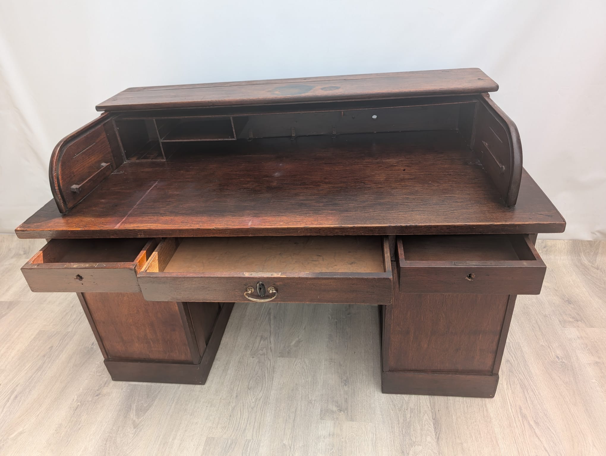 Biurko kolonialne Almi Decor Mandawa- dwustronne - Image 10