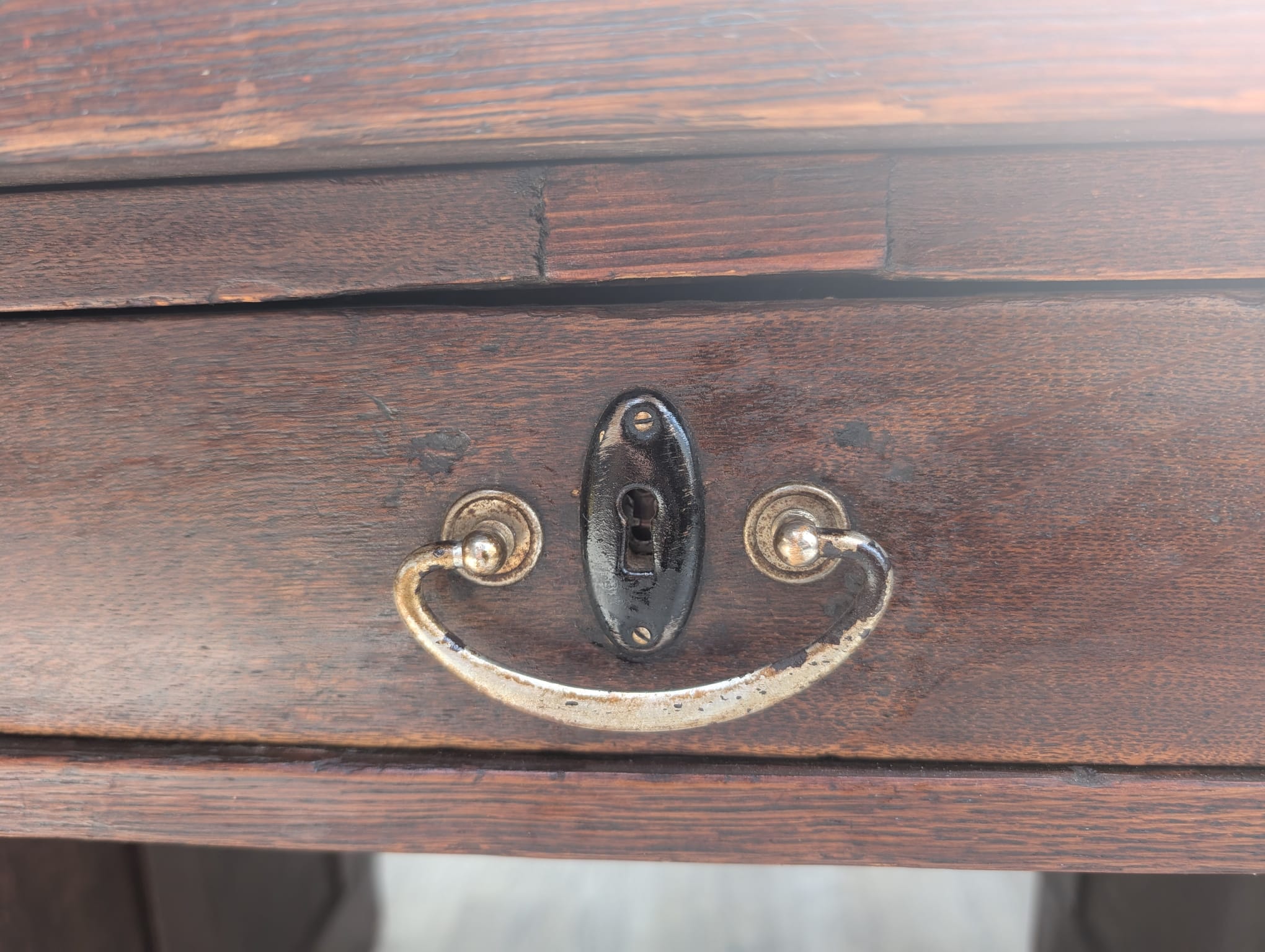 Biurko kolonialne Almi Decor Mandawa- dwustronne - Image 11