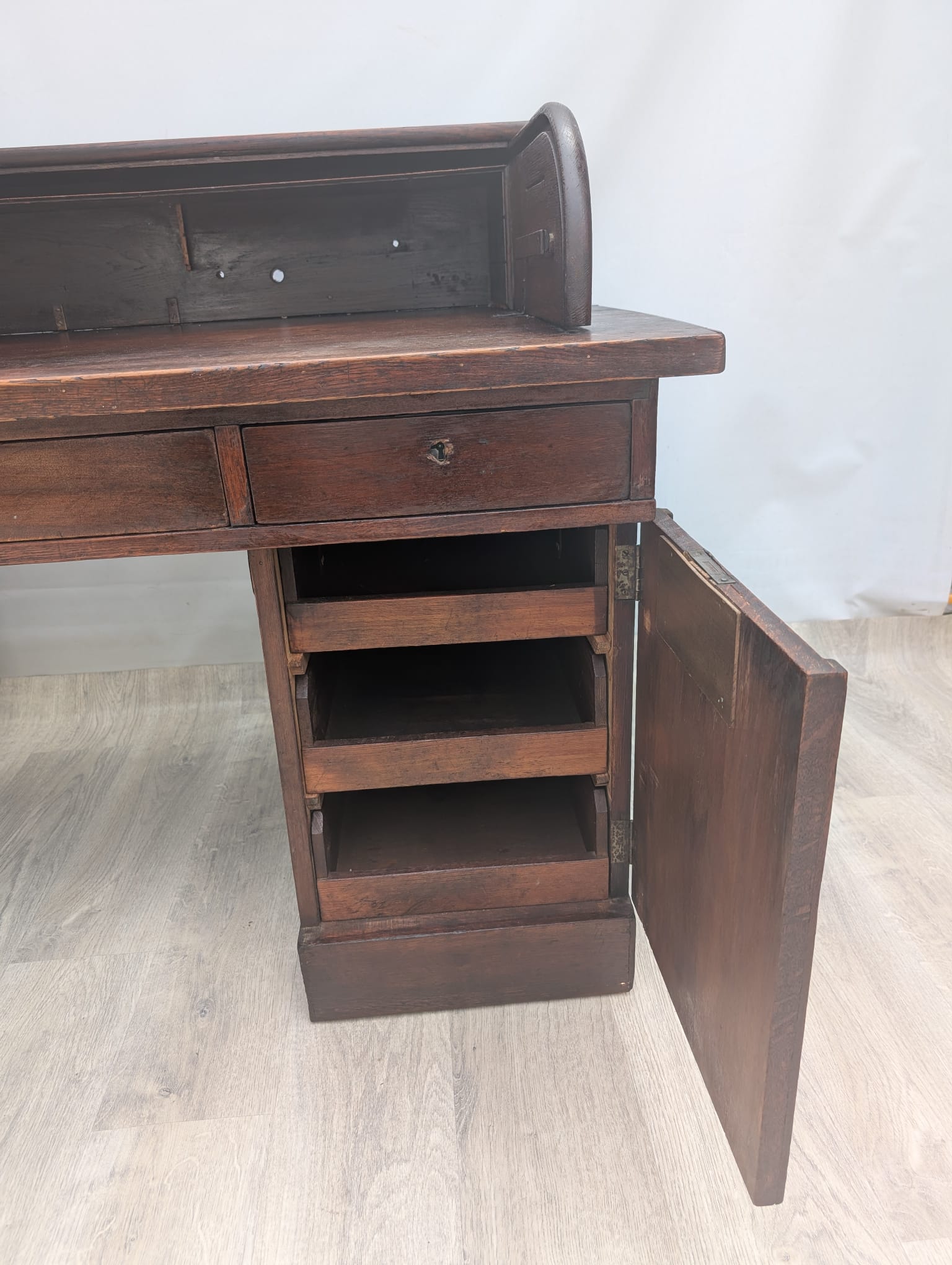 Biurko kolonialne Almi Decor Mandawa- dwustronne - Image 13