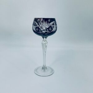Vintage style wine glass