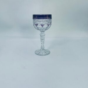 Anna Hutte Amethyst Purple wine glass