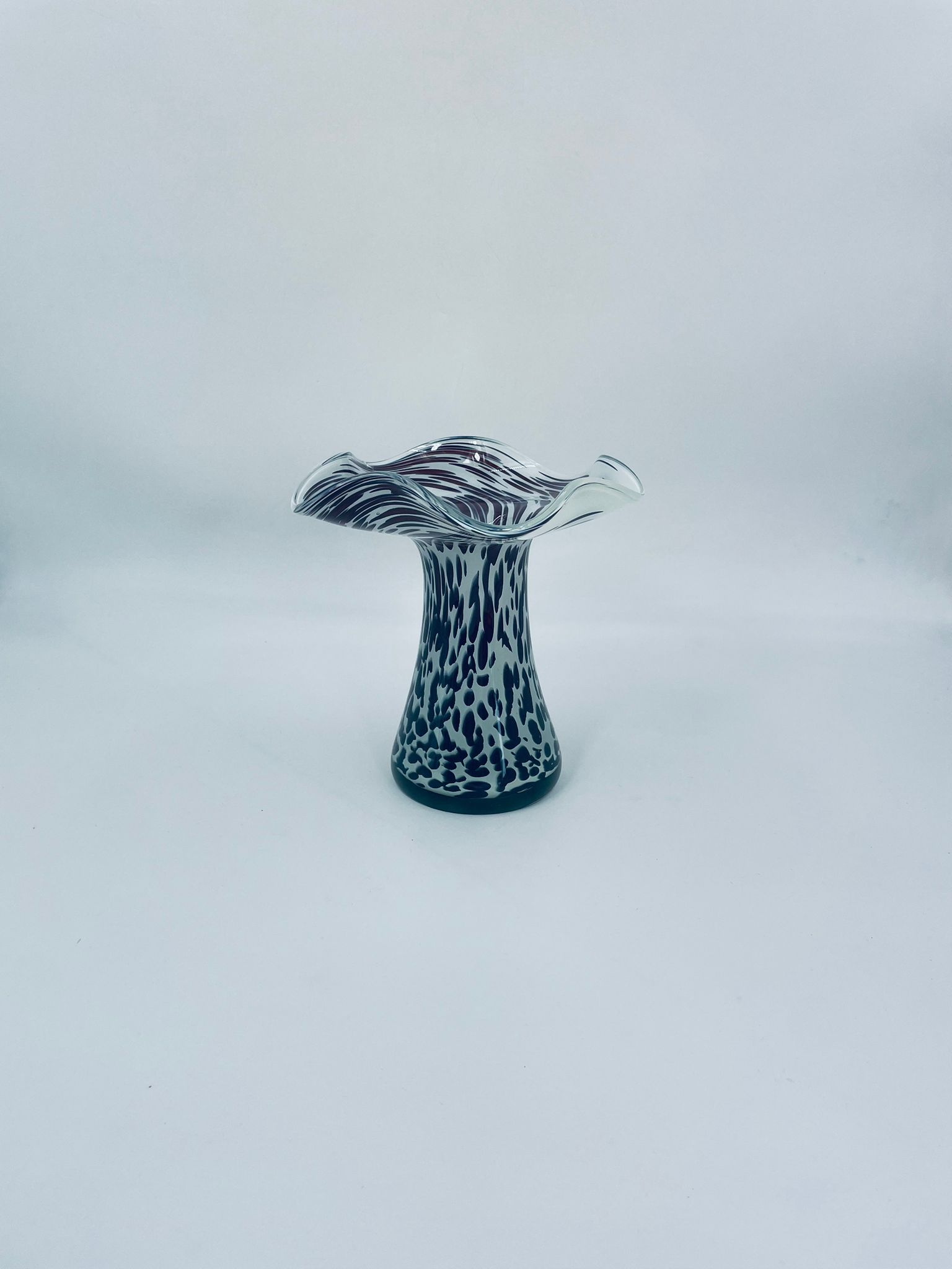 Vintage style decorative glass vase