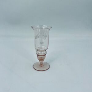Vintage style liquor glass