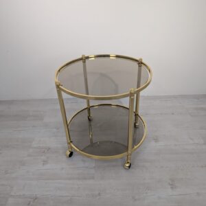 Mobile brass bar on wheels from the 1950s/60s FRANCE
