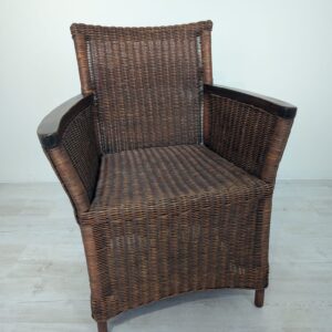 Armchair, wicker patio chair