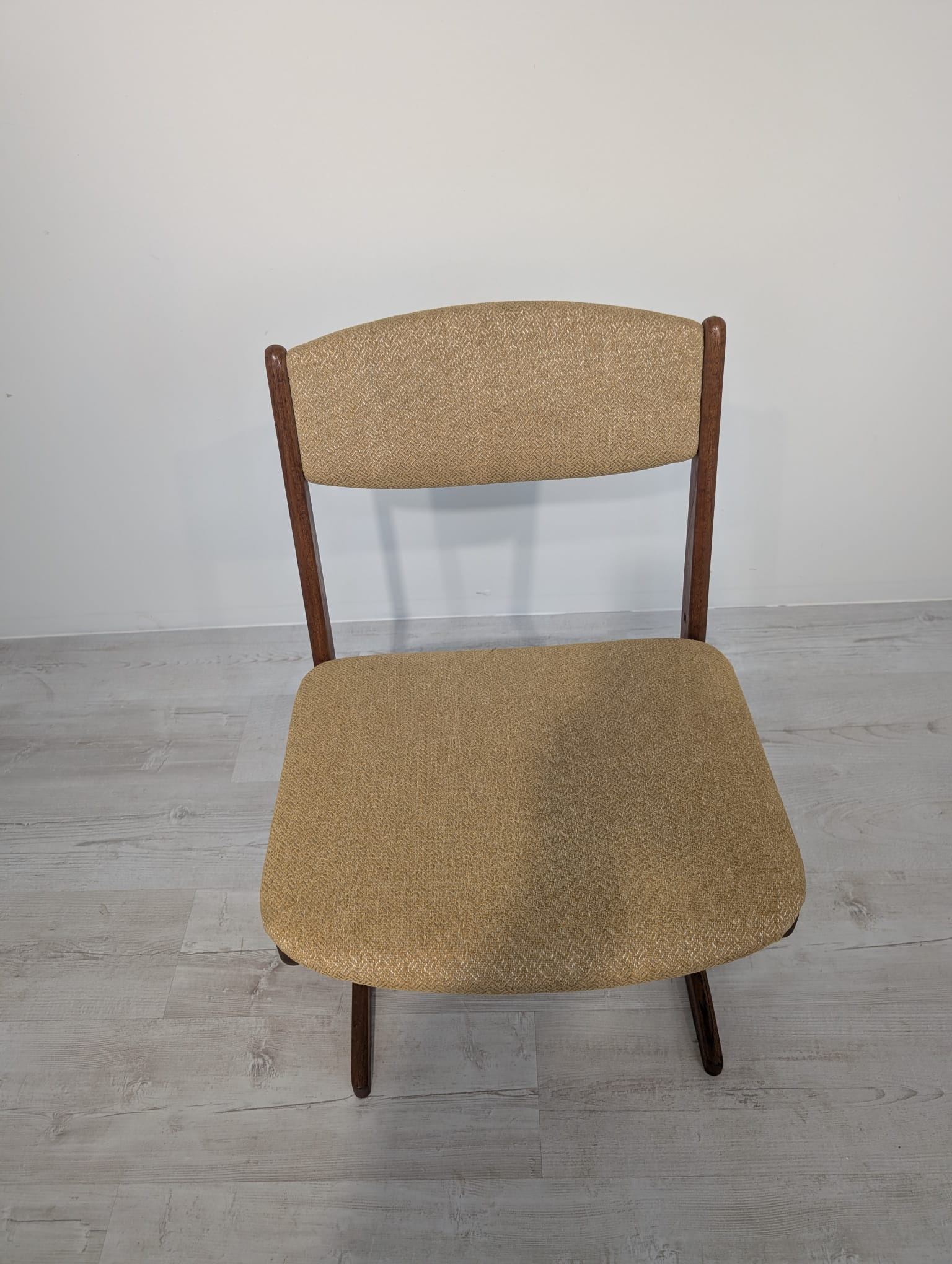 Krzesło duńskich z drewna tekowego z lat 60/70-tych Spottrup - obrazek 4