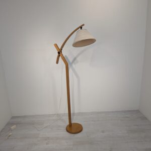 Swedish teak floor lamp Scandi designe
