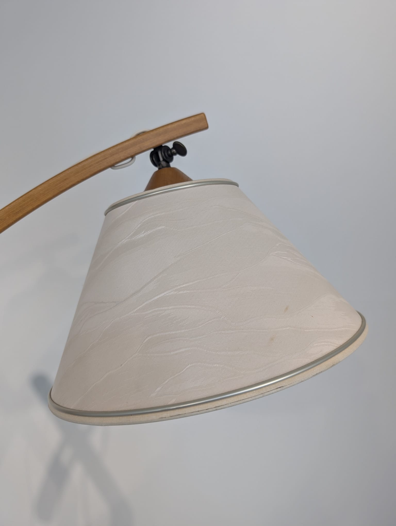 Lampka podłogowa Szwedzka z drewna tekowego Scandi designe - Image 5