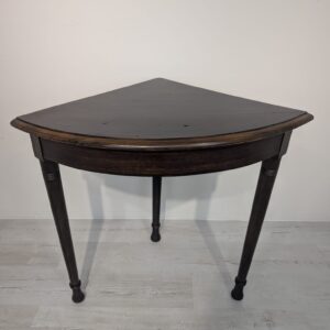 Table, antique wooden corner console