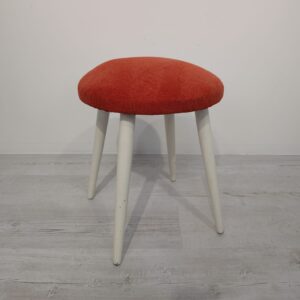 Stool, communist era stick on vintage springs