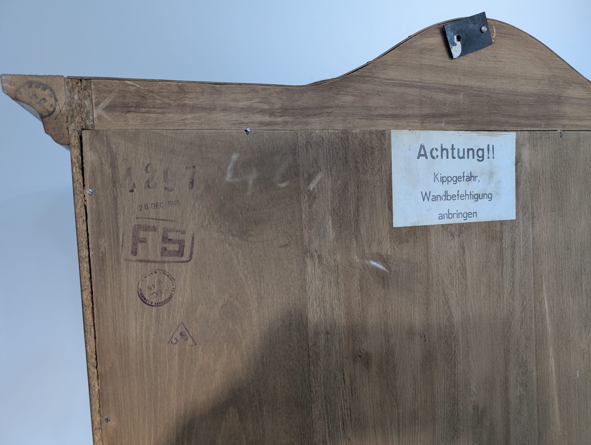 Stylowa witryna dębowa z litego drewna - Image 17