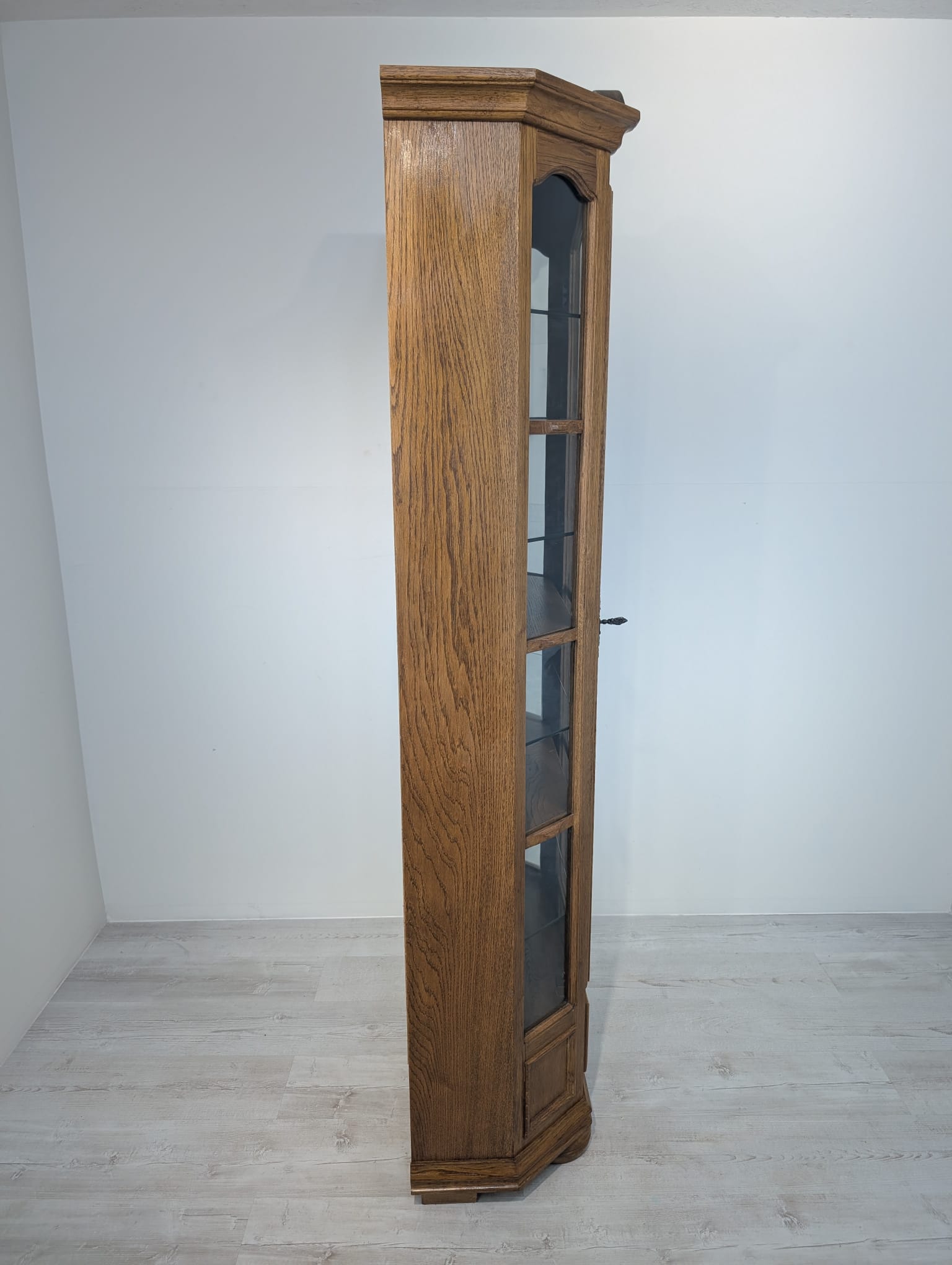 Stylowa witryna dębowa z litego drewna - Image 14