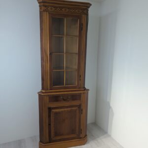 English style corner display cabinet Germany 1980s/90s