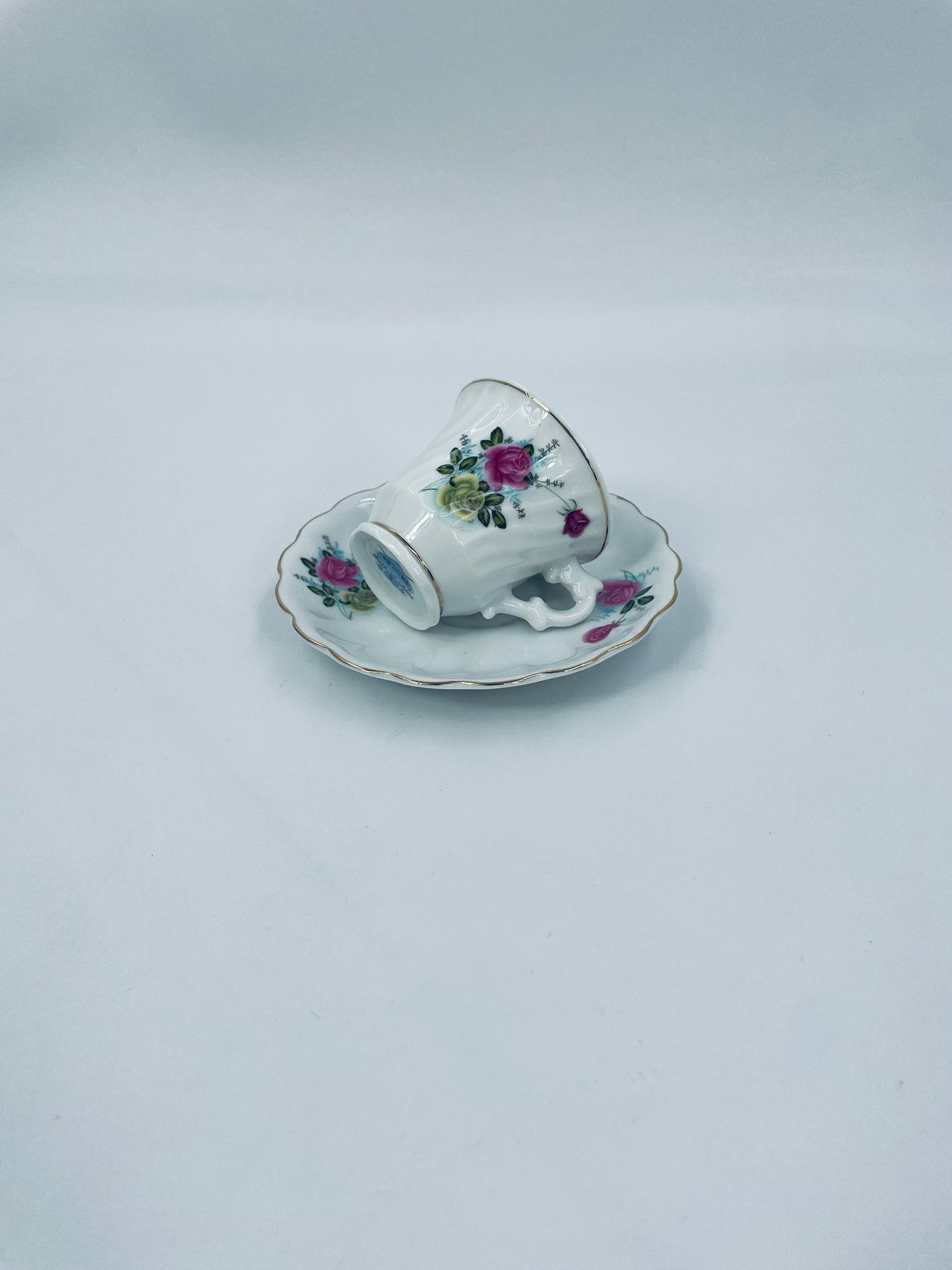 Zestaw śniadaniowy Filiżanka kolekcjonerska Stara chińska porcelana - Image 10