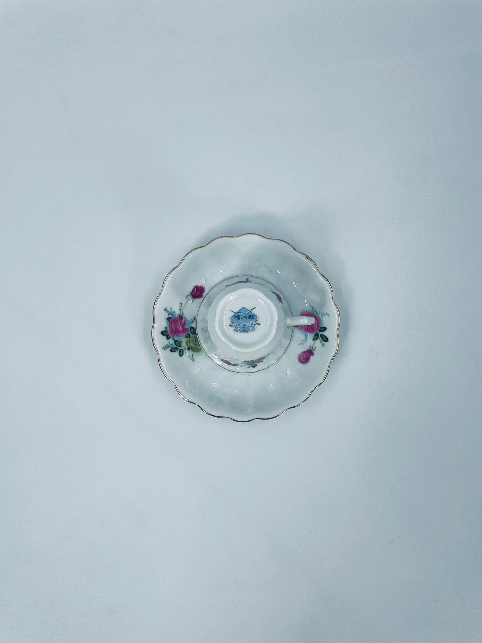 Zestaw śniadaniowy Filiżanka kolekcjonerska Stara chińska porcelana - Image 9