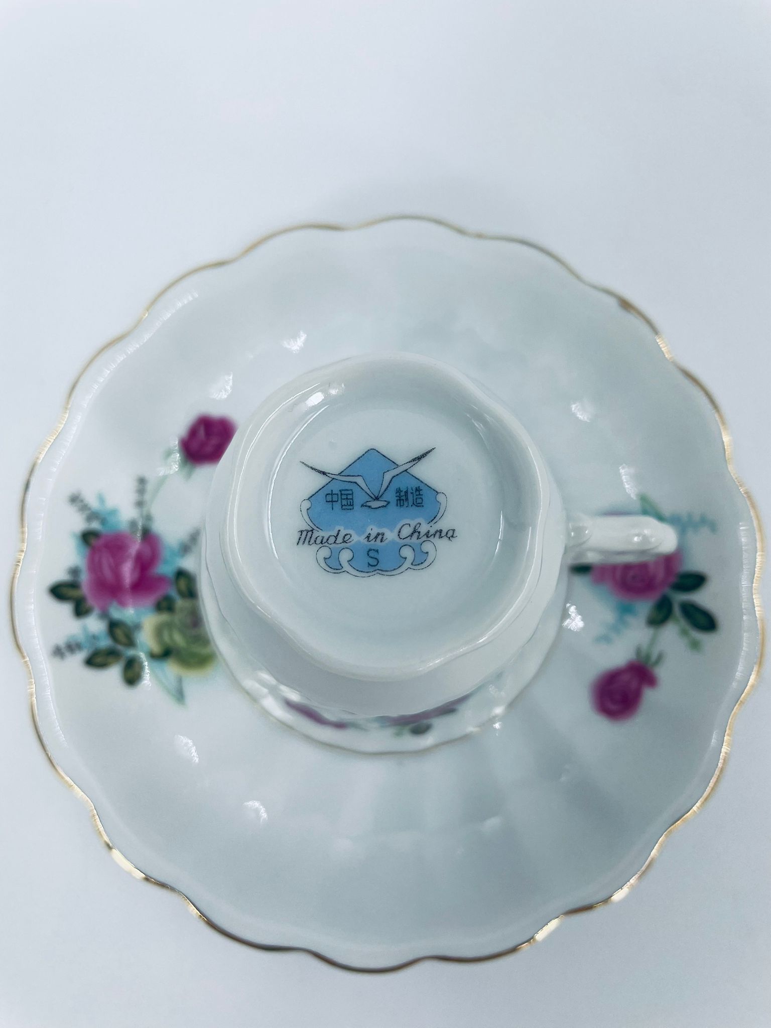 Zestaw śniadaniowy Filiżanka kolekcjonerska Stara chińska porcelana - Image 8