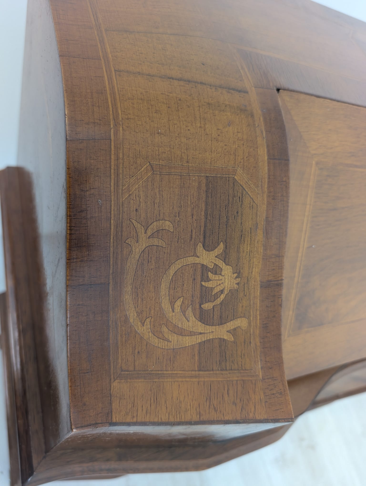 Sekretarzyk, biurko włoskie z intarsją - obrazek 16